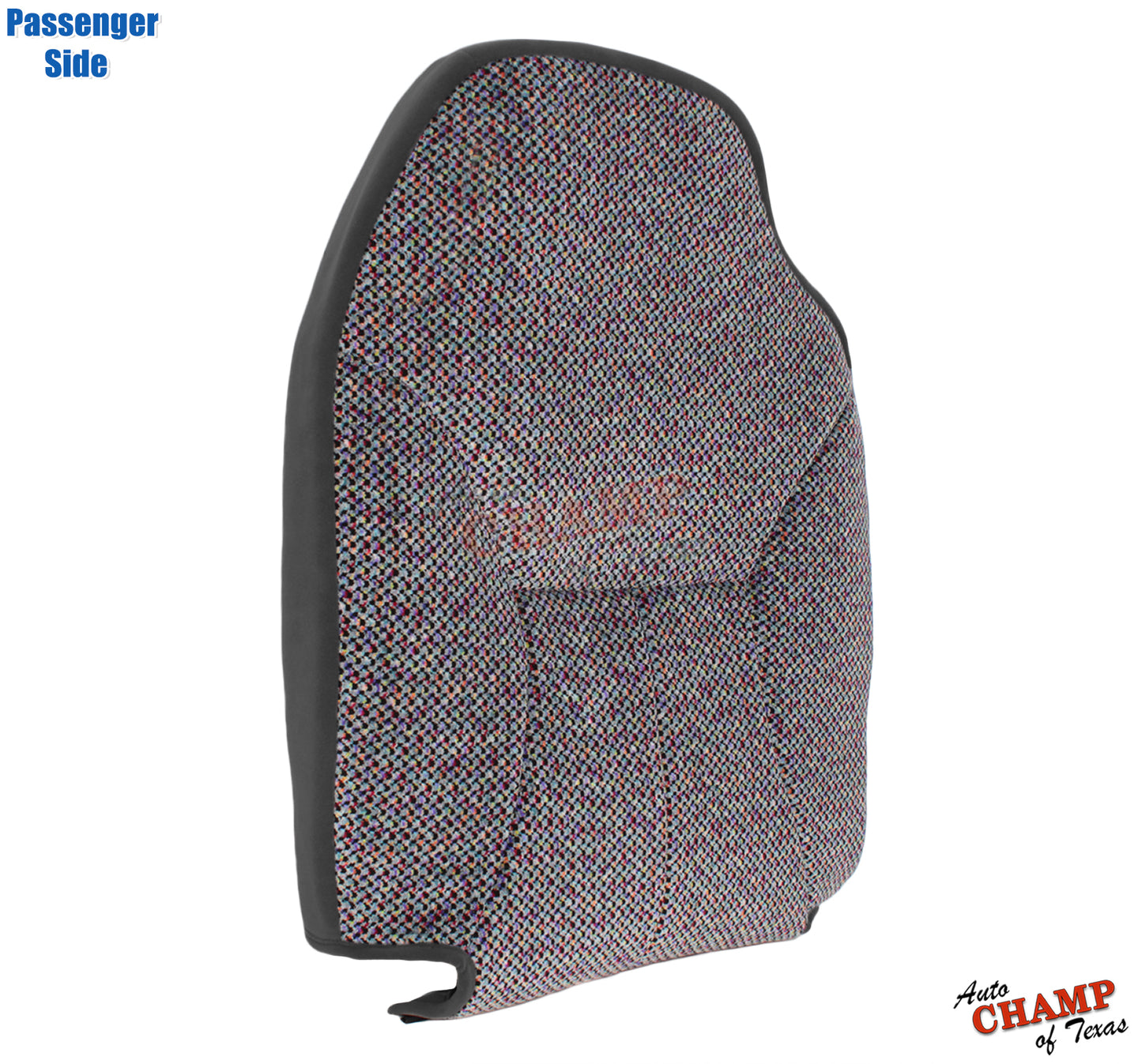 passenger side dodge ram 1500 slt laramie cloth seat cover multicolor dark gray upgrade