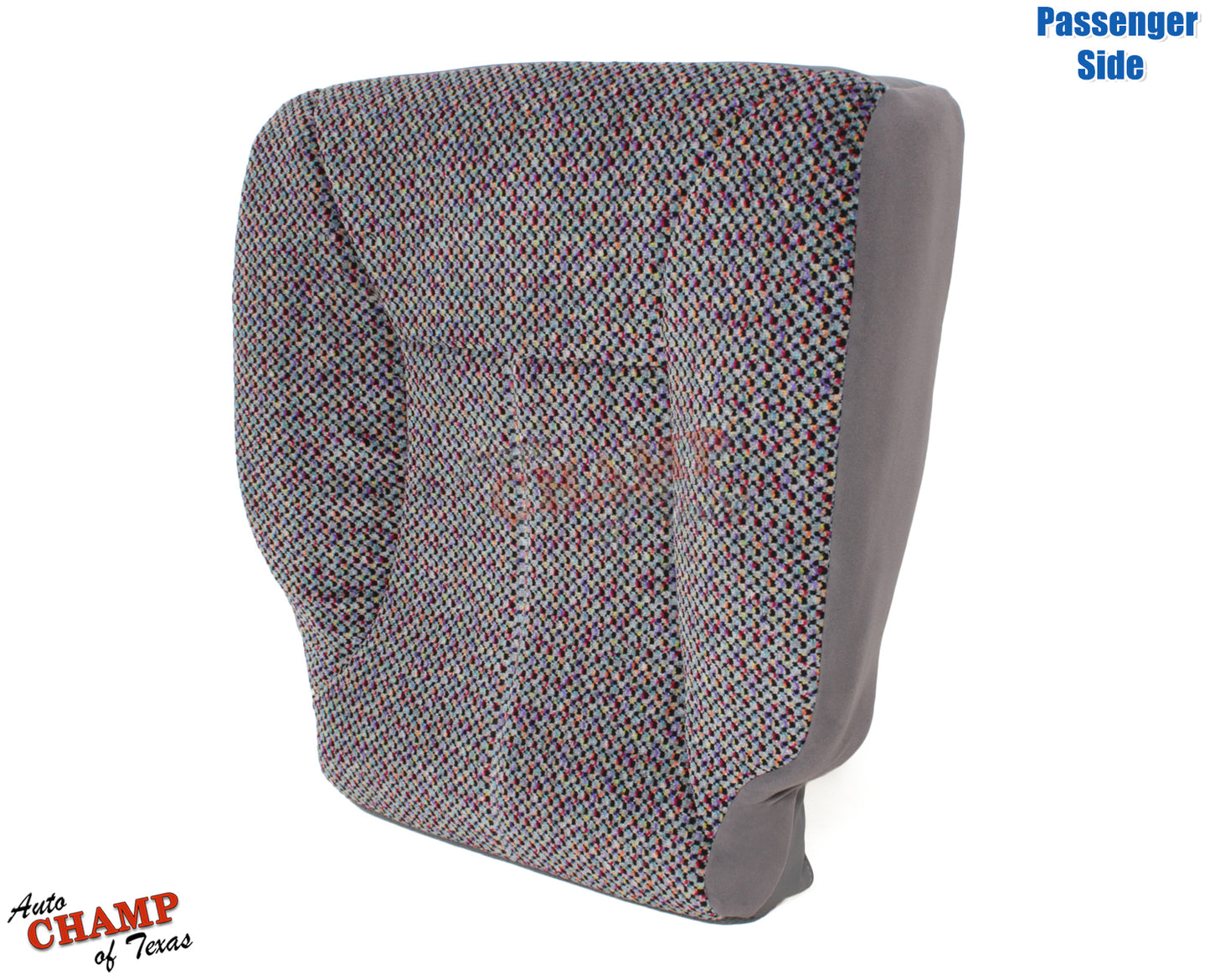 1998 2001 dodge ram 1500 2500 3500 passenger side backrest seat cover laramie cloth multicolor light gray