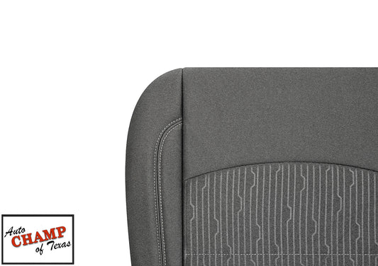 dodge ram 2500 3500 big horn driver cloth seat bottom cover gray 2019 to 2024