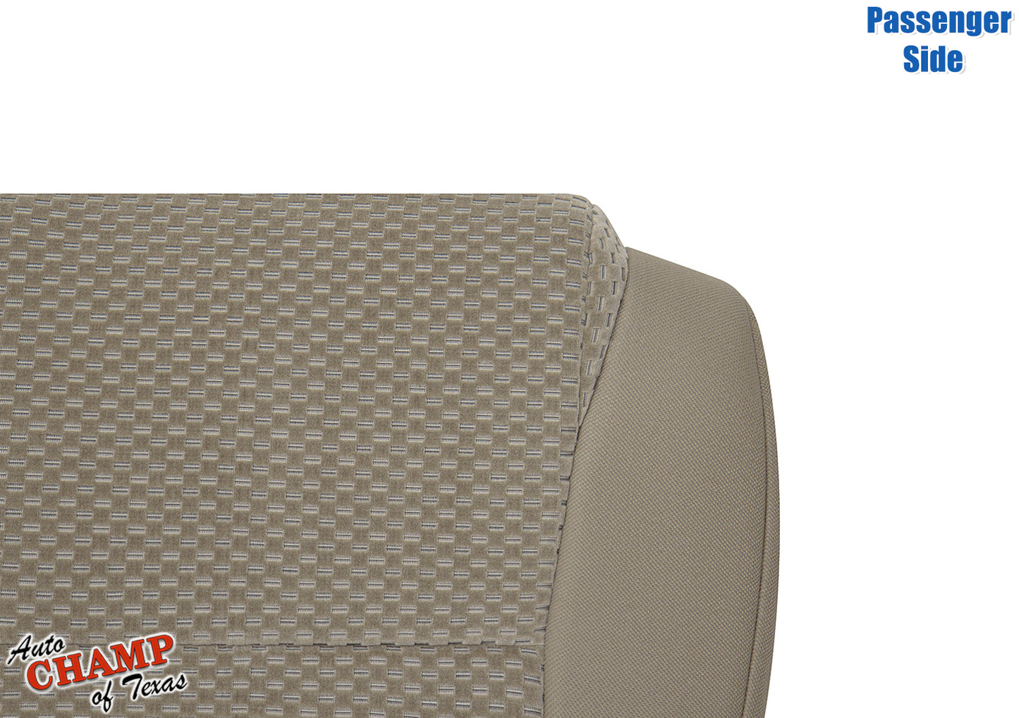 2007 2013 toyota tundra cloth seat cover tan angled view