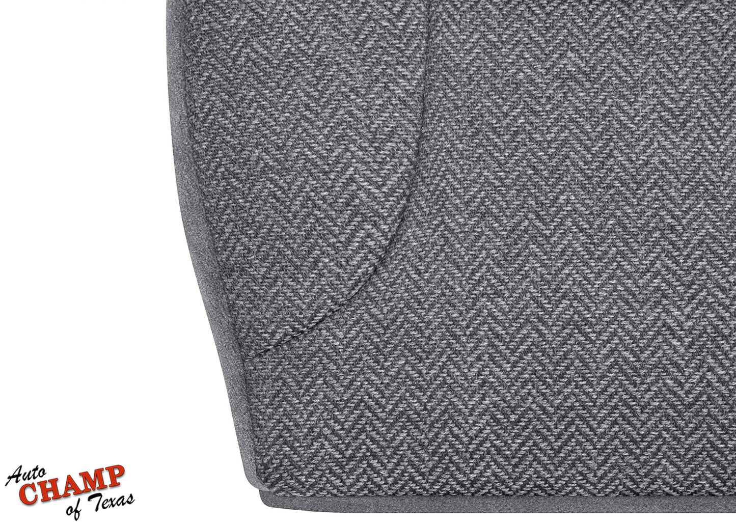 Ford Bronco XLT driver side bottom cloth seat cover gray left bottom
