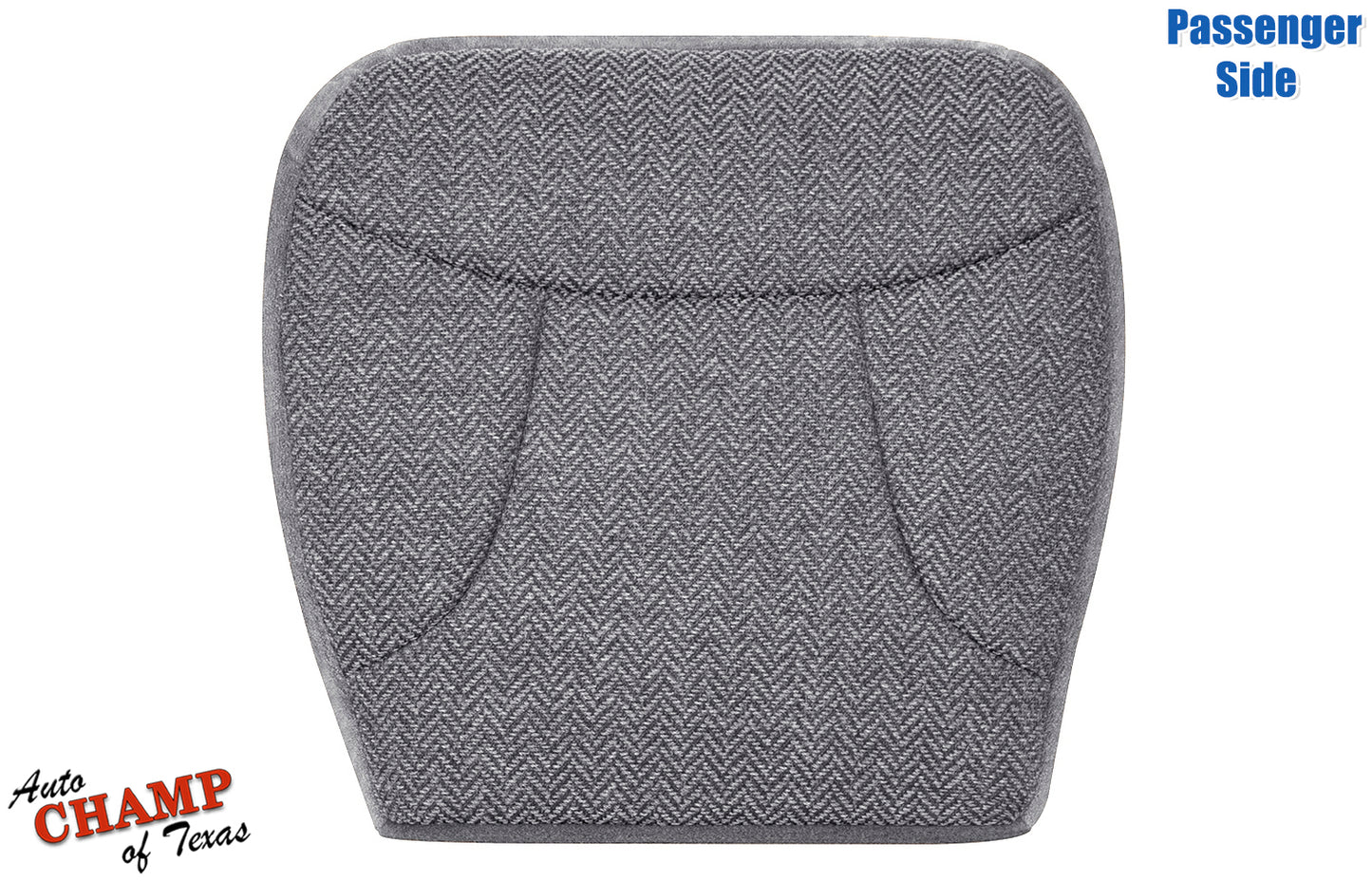 1992-1993 Ford Bronco XLT Passenger Side Bottom Cloth Seat Cover Gray main overview