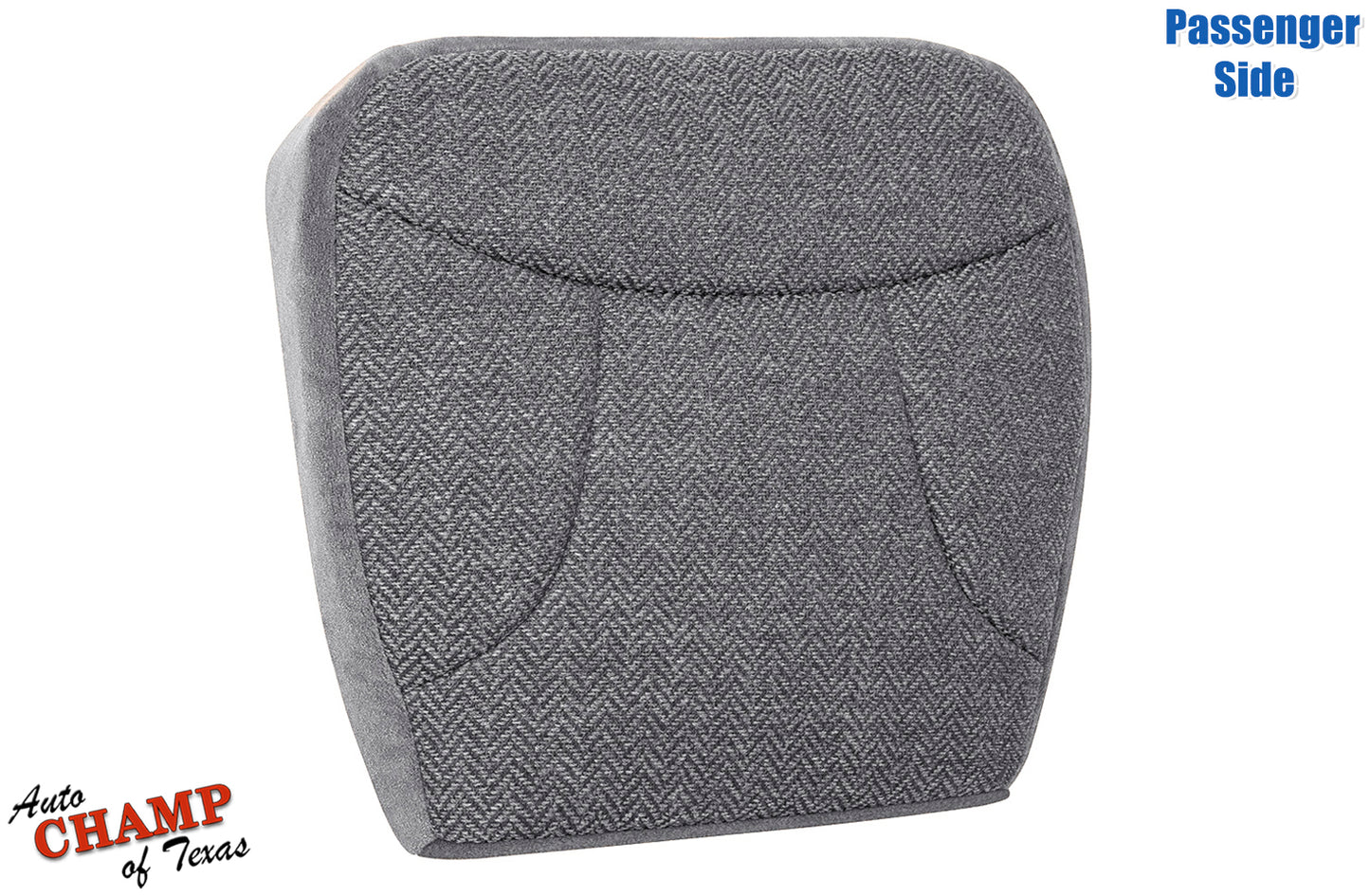 1992-1993 Ford Bronco XLT passenger side bottom cloth seat cover gray premium replacement
