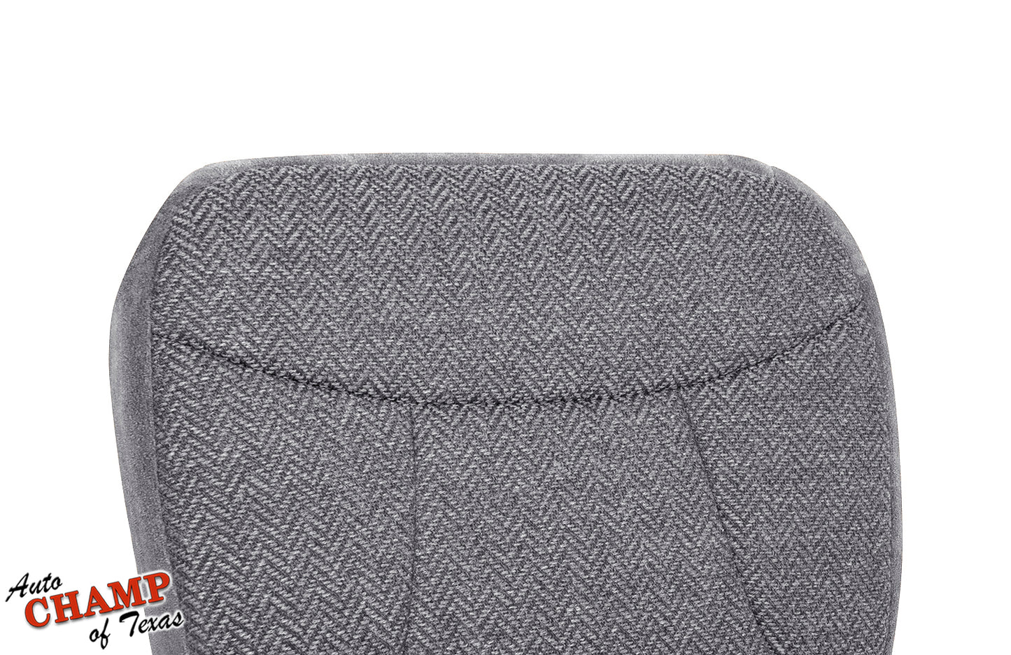 1992-1993 Ford Bronco XLT driver side bottom seat cover gray close-up