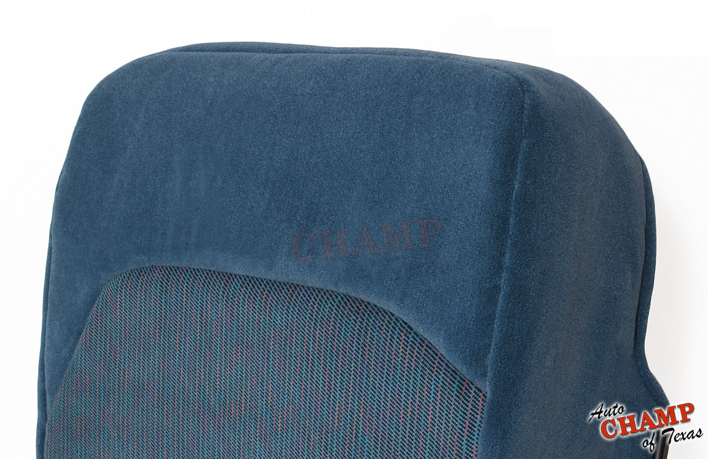 1994-1997 Ford F-550 XLT Driver Side Bottom Cloth Seat Cover, Blue 40/20/40