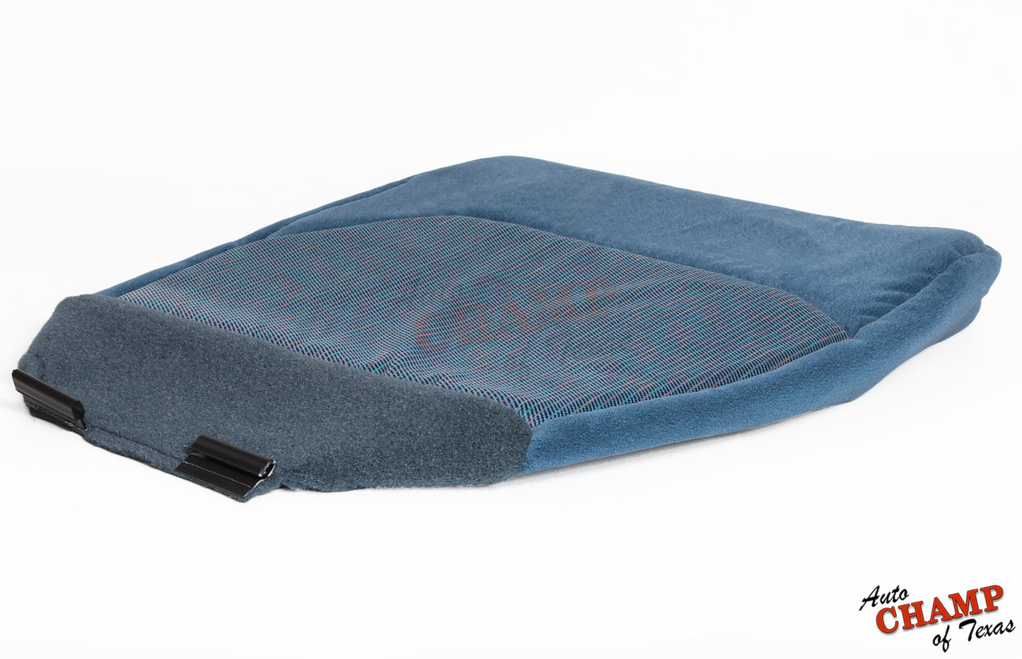 1994-1997 Ford F-550 XLT Driver Side Bottom Cloth Seat Cover, Blue 40/20/40
