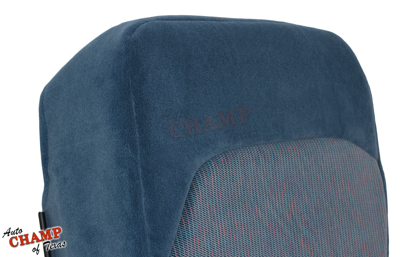 1994-1997 Ford F-550 XLT Driver Side Bottom Cloth Seat Cover, Blue 40/20/40