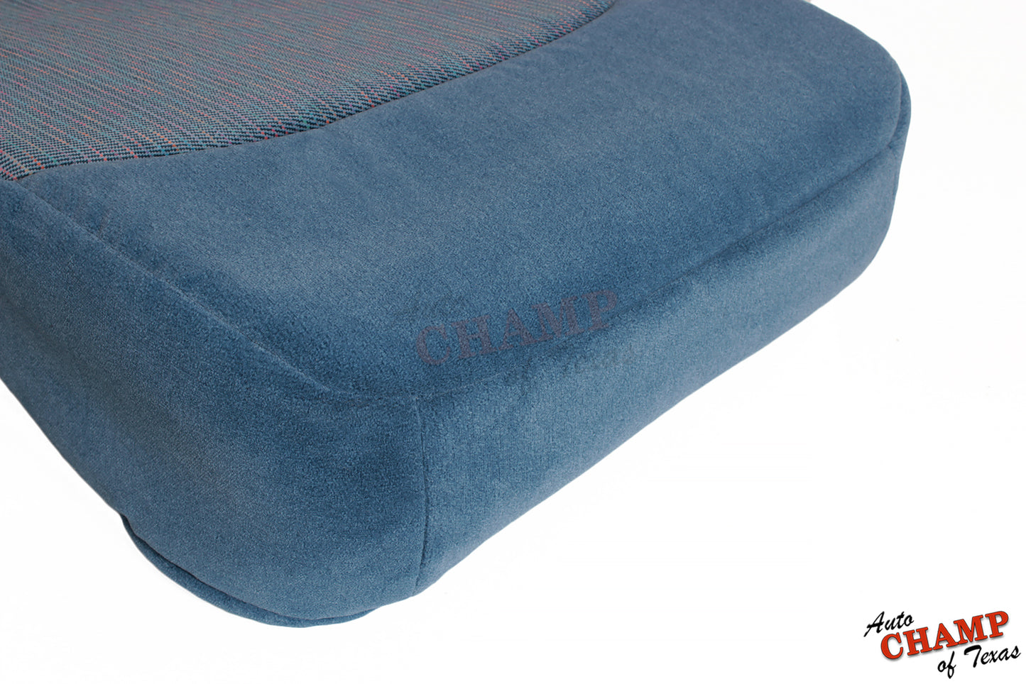 1994-1997 Ford F-550 XLT Driver Side Bottom Cloth Seat Cover, Blue 40/20/40