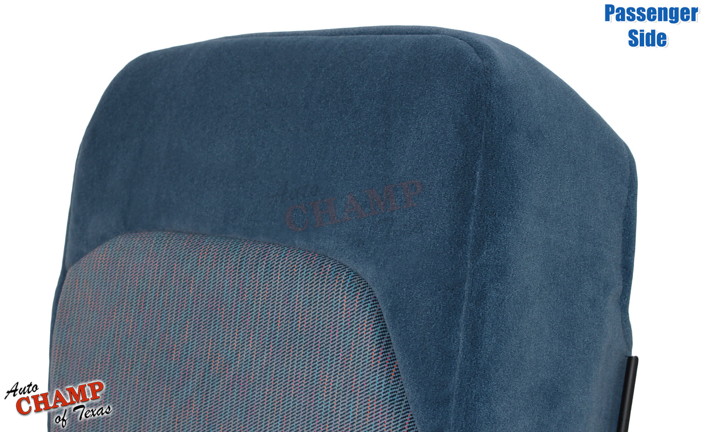 passenger bench seat blue cloth ford f550 1994 1997 40 20 40