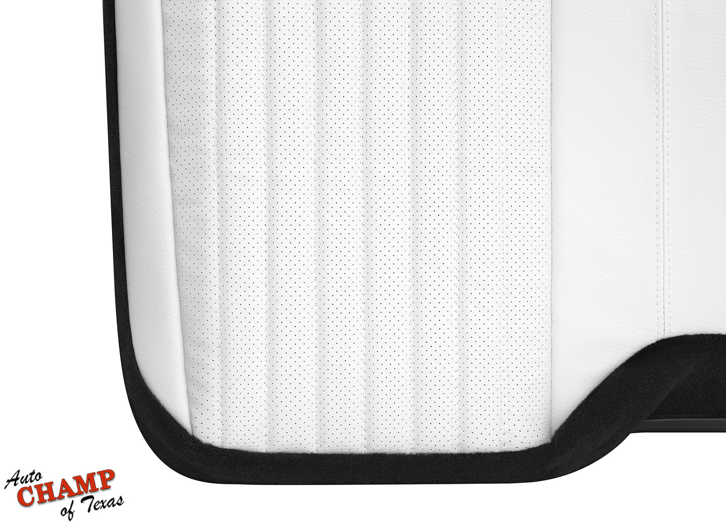 rear seat back leather cover white firebird trans am