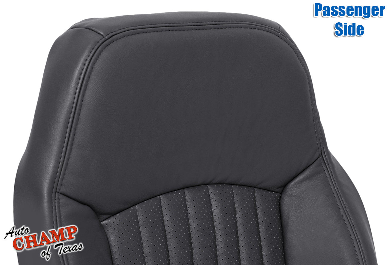 seat cover lean back 1994 trans am dark graphite leather