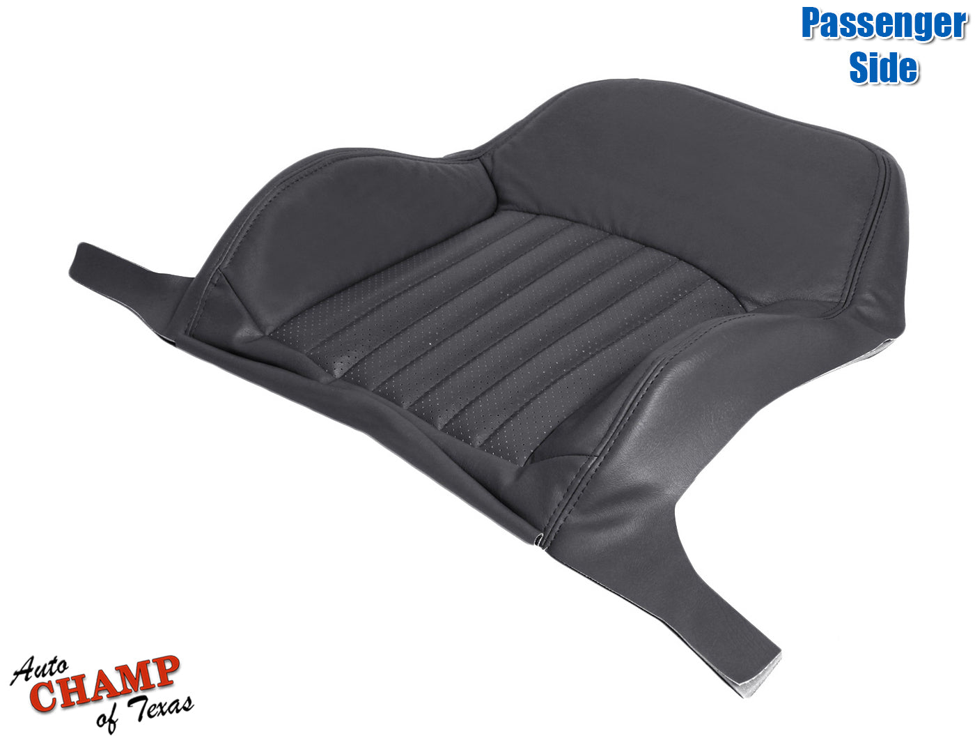 firebird trans am leather seat cover lean back graphite gray