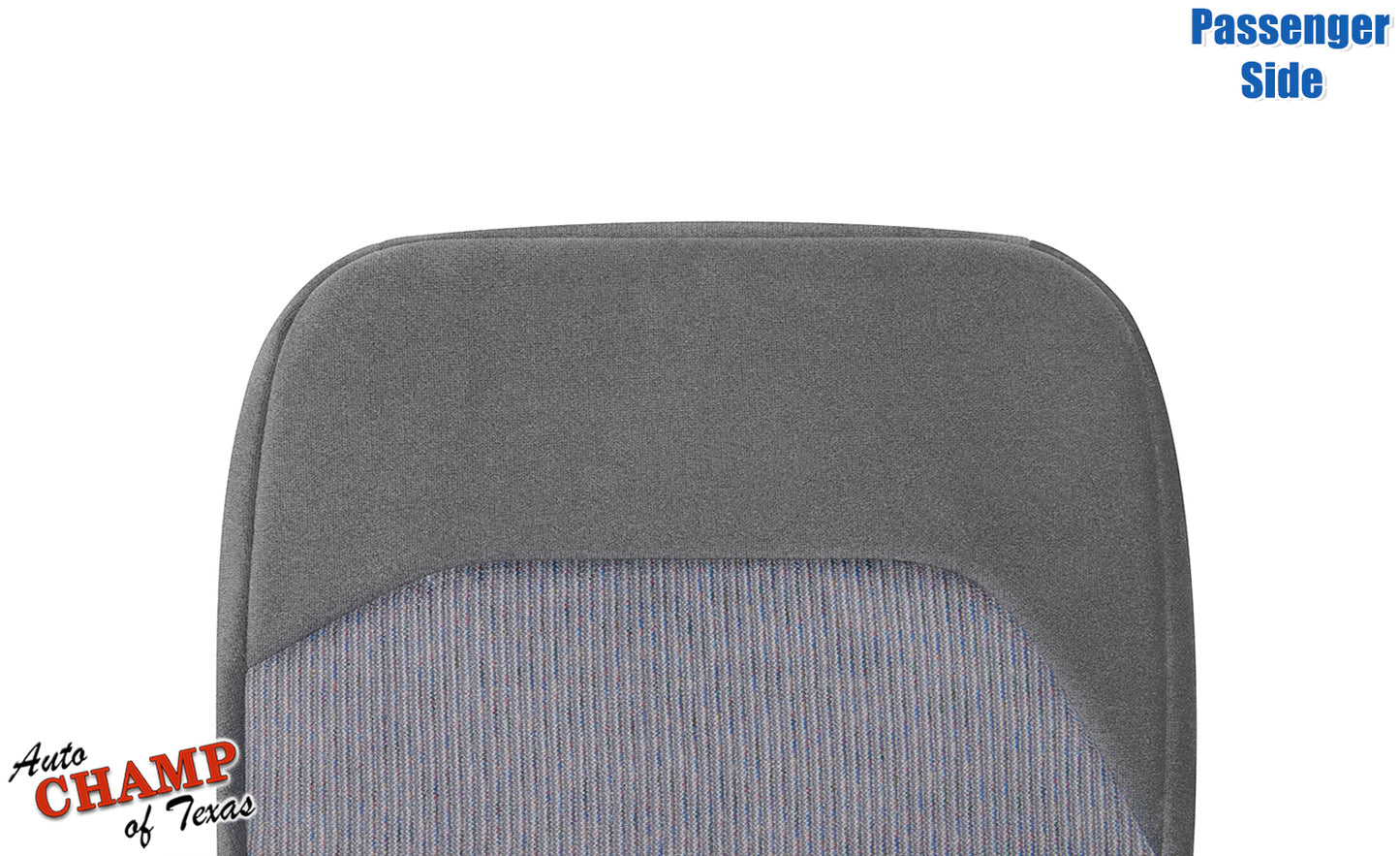 passenger seat bottom cover gray cloth 1994 1997 ford f250 xlt