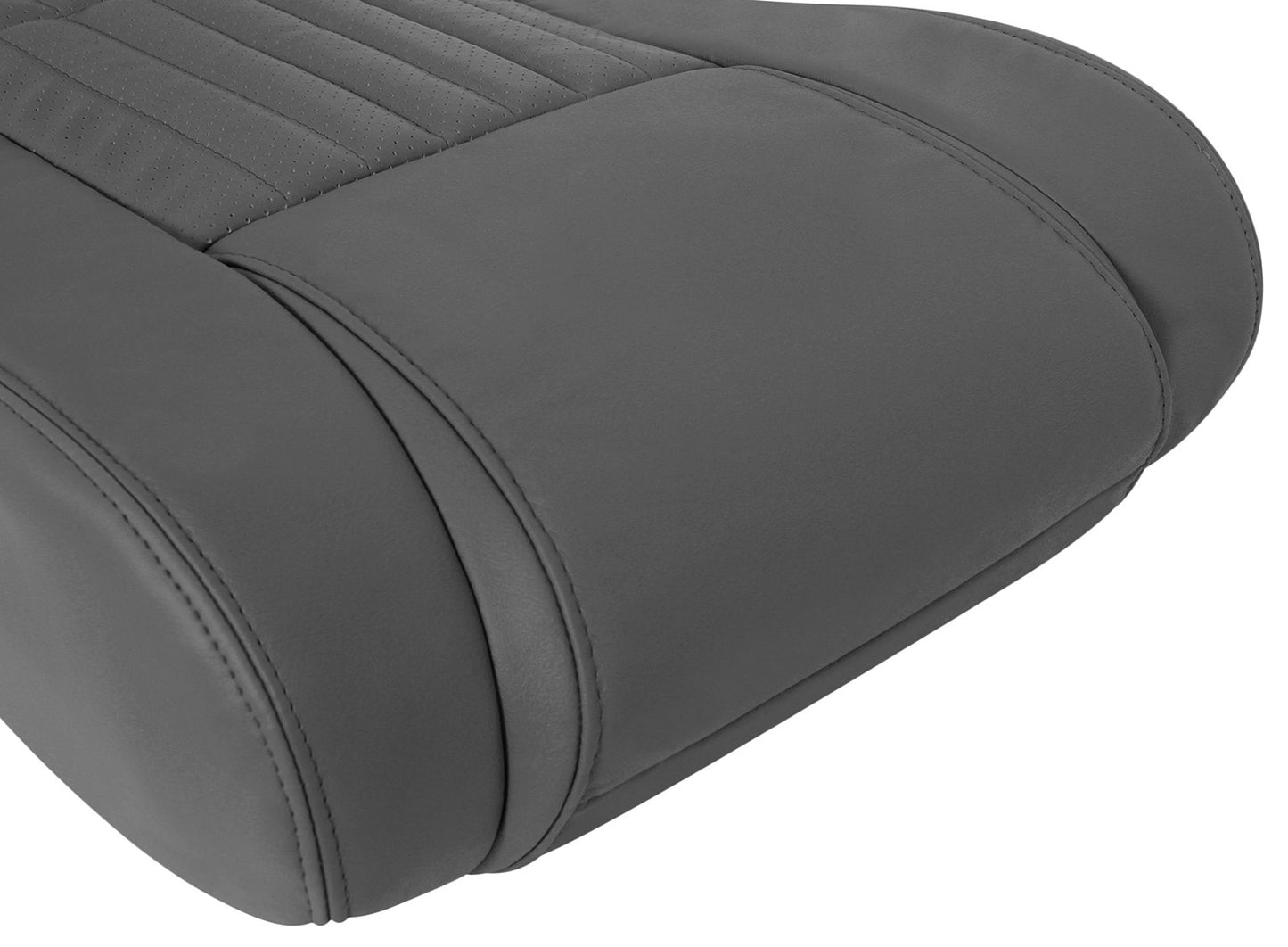 trans am seat bottom cover leather dark gray firebird