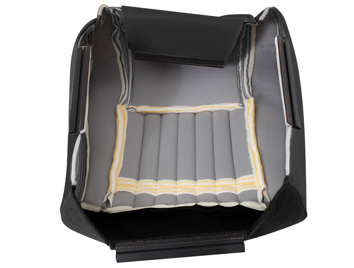 trans am seat cover bottom leather black firebird