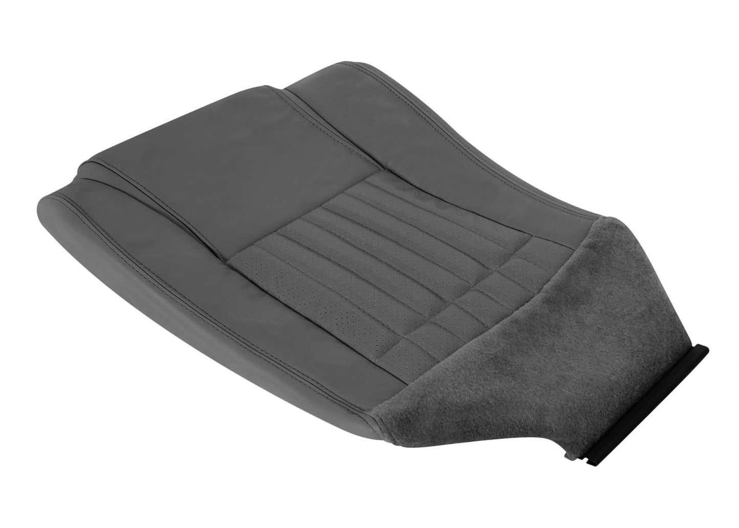 bottom seat leather cover dark gray firebird trans am