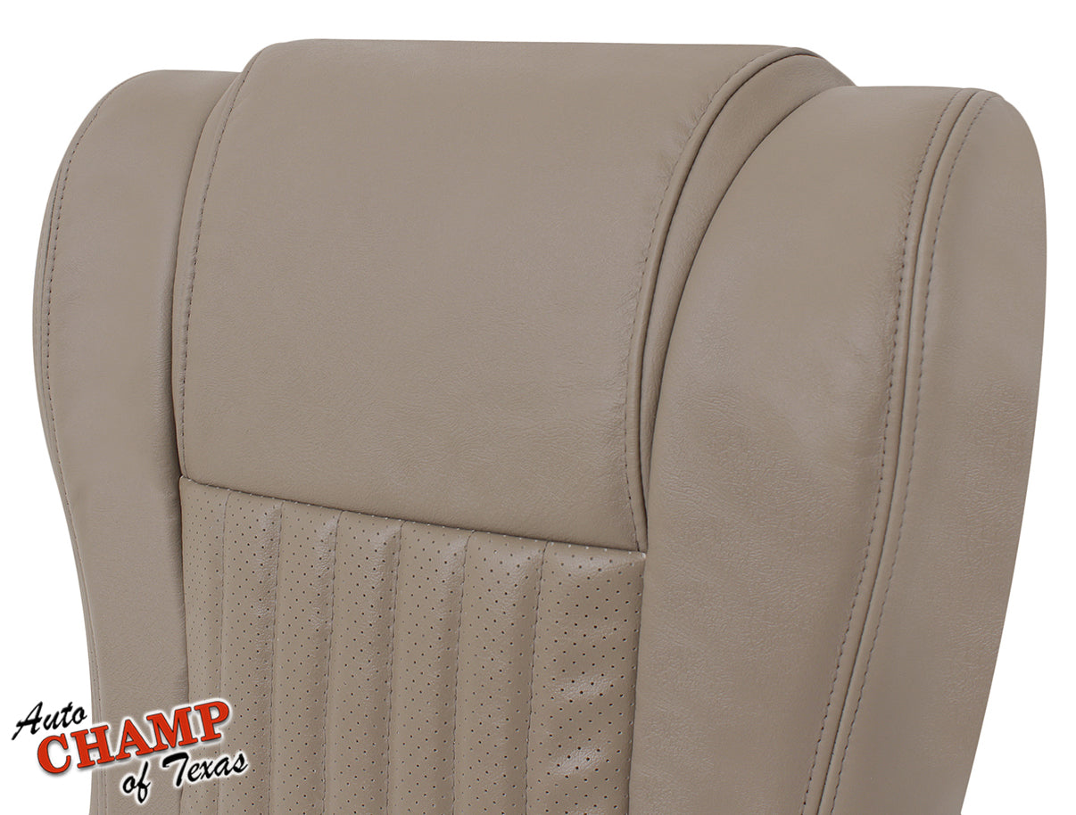 bottom seat repair leather panel tan firebird trans am