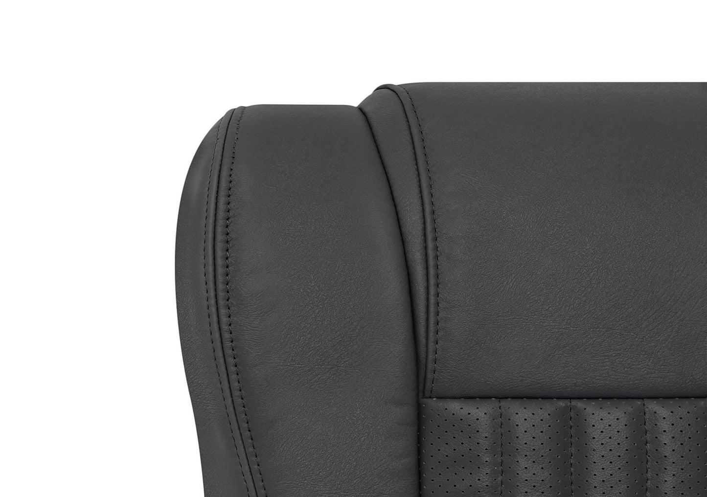 black leather bottom seat trans am firebird cover