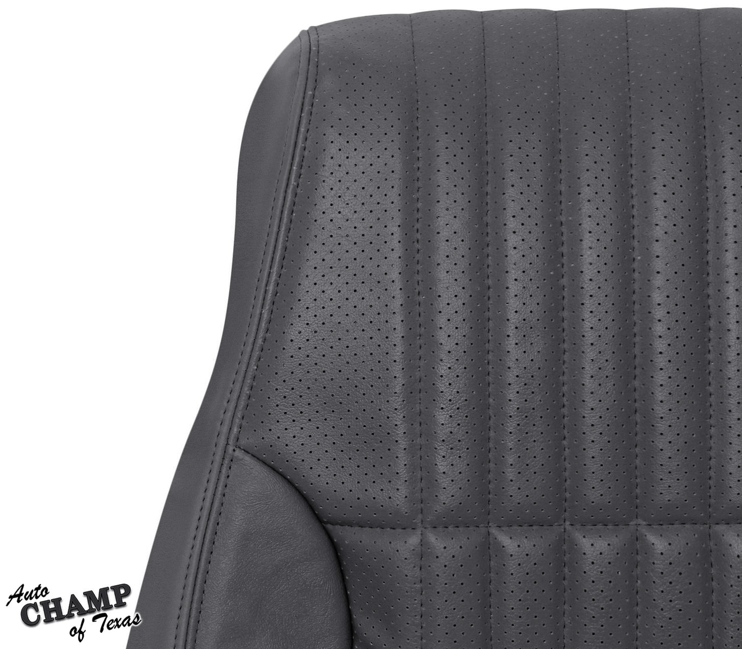 firebird trans am driver side seat cover gray leather oem fit