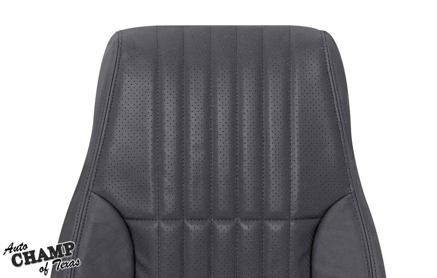 gray leather lean back seat cover for 1993 1995 pontiac firebird trans am