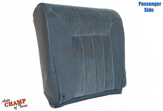 1994-1996 Dodge Ram 1500 SLT Laramie Passenger Side Bottom Cloth Seat Cover Blue