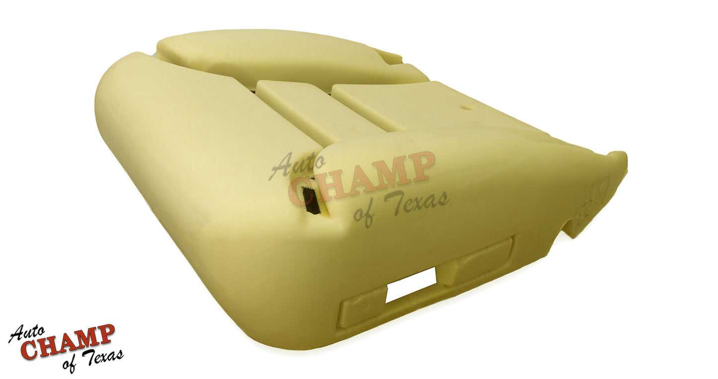 gmc sierra seat foam insert with hook rings 1995 to 1999 driver bottom