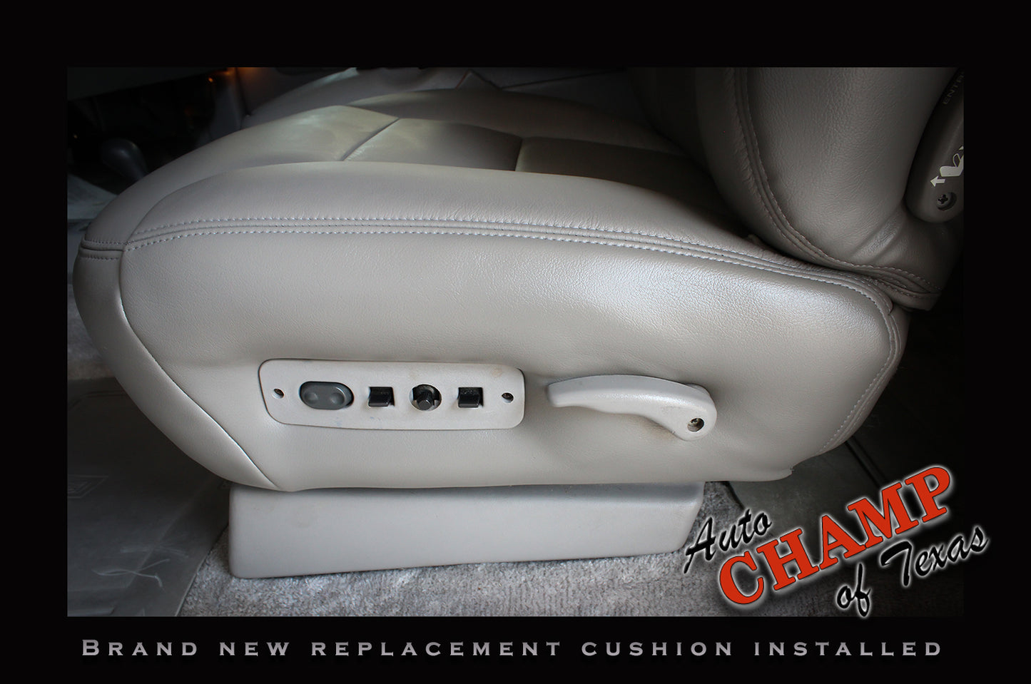 installed gmc sierra driver side seat cushion 1995 1996 1997 1998 1999