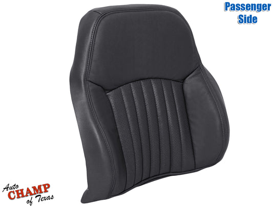 firebird trans am seat cover black leather 2000 2002 lean back
