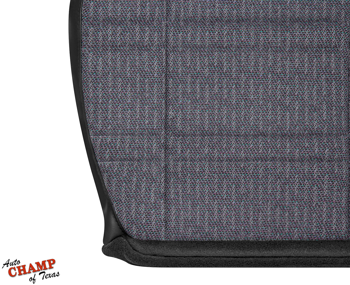 Close-up of 1999-2001 Jeep Cherokee Sport SE Driver Bottom Seat Cover - Agate Gray