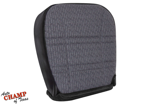 Gray cloth driver side seat bottom replacement for Jeep Cherokee Sport SE.