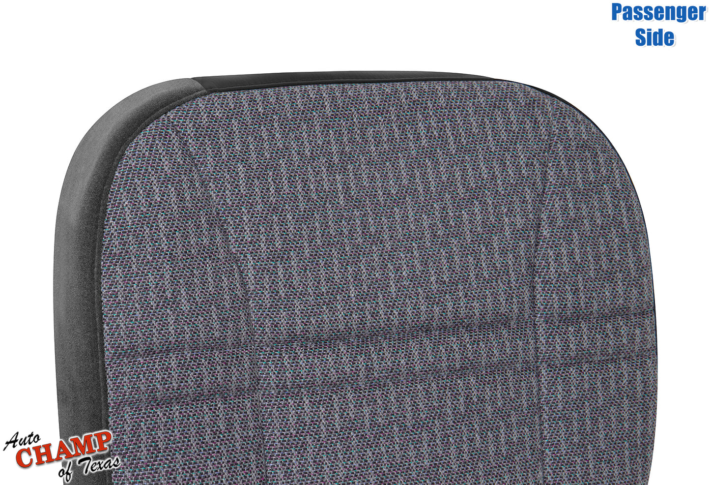 1999 2001 jeep cherokee passenger seat cover close up gray fabric