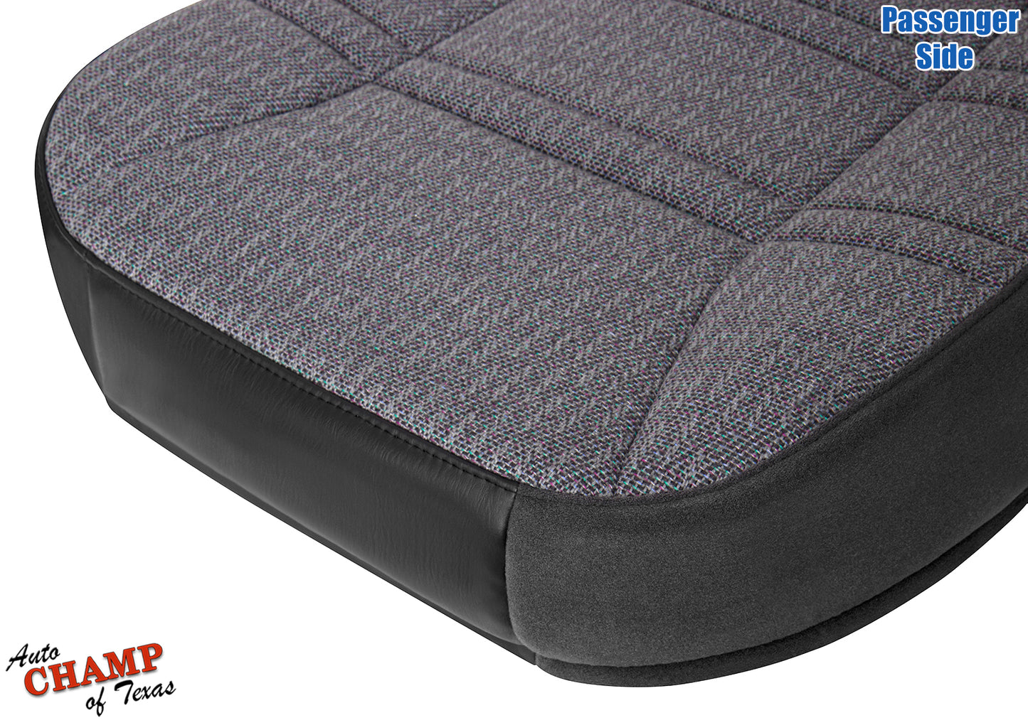 1999 2001 jeep cherokee passenger bottom seat cover gray