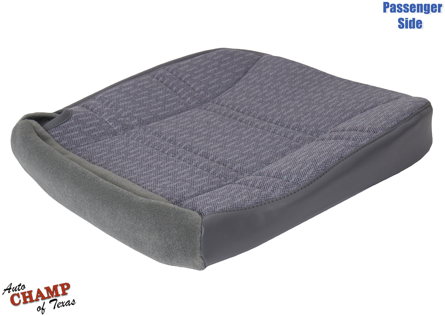 jeep cherokee 1997 1998 driver cloth bottom seat cover mist gray sport se