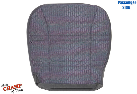 1997-1998 Jeep Cherokee Sport SE Passenger Side Bottom Cloth Seat Cover Mist Gray
