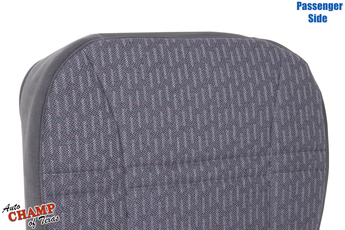 1997-1998 Jeep Cherokee Sport SE passenger seat cover mist gray close-up with premium fabric
