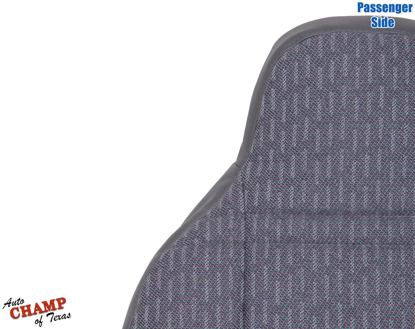 1997-1998 Jeep Cherokee Sport SE passenger seat cover mist gray close-up