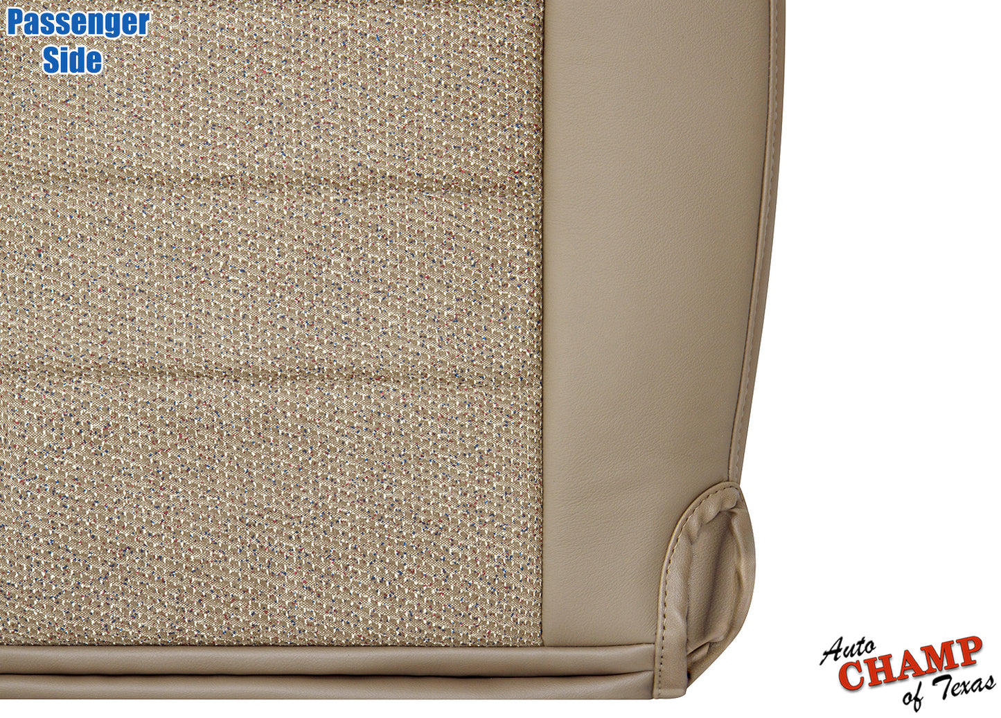 passenger bottom seat cushion camel tan cloth jeep wrangler 1997 2006