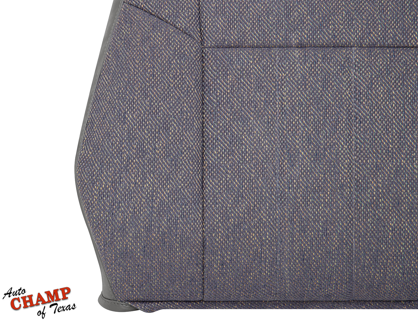 1997-1998 Jeep Cherokee Classic driver seat cover mist gray close-up with durable cloth material.