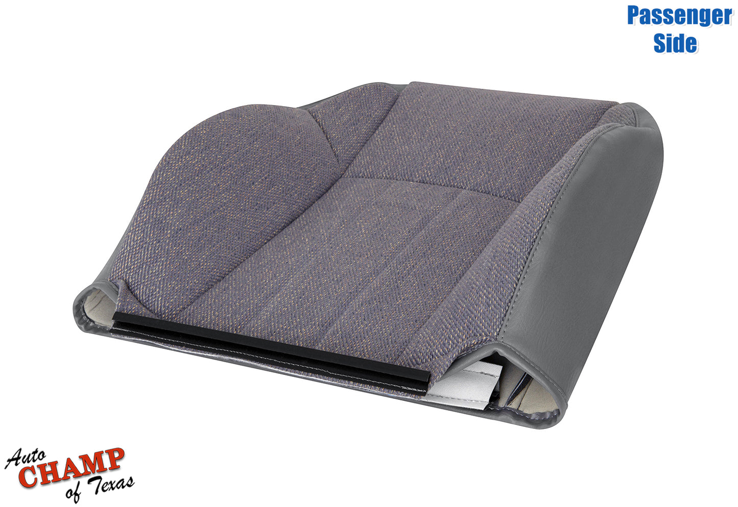 1997-1998 Jeep Cherokee Classic passenger bottom seat cover mist gray with durable cloth and factory-style fit.