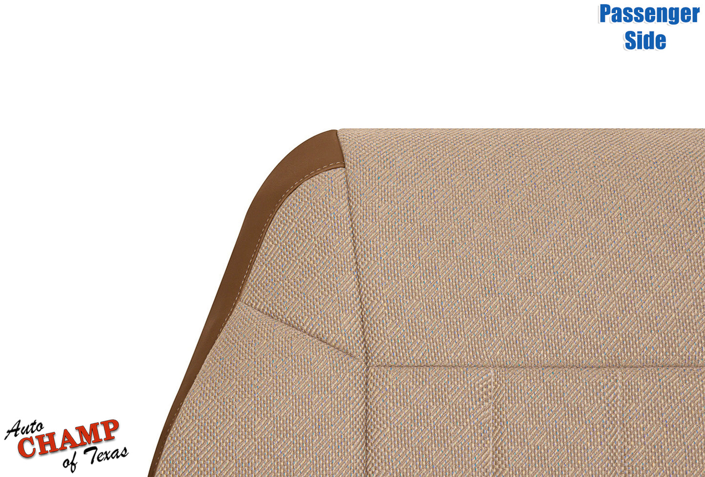 1997-1998 Jeep Cherokee Classic passenger seat cover close-up tan replacement