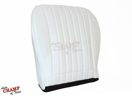 1997 1999 chevy camaro z28 rs ss driver bottom seat cover arctic white leather cover 35 year anniversary