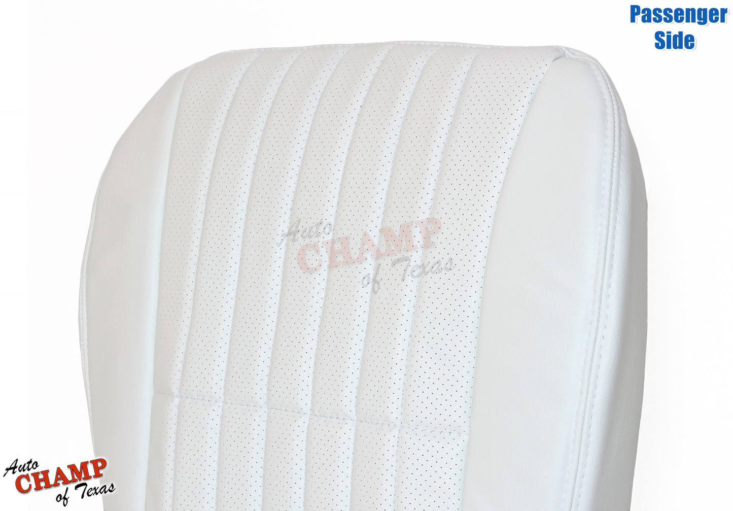 1998–2002 Chevy Camaro Z28 RS SS Passenger Bottom Leather Seat Cover White