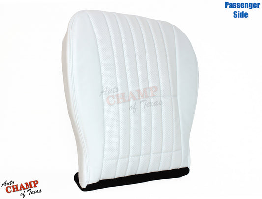 1998–2002 Chevy Camaro Z28 RS SS Passenger Bottom Leather Seat Cover White