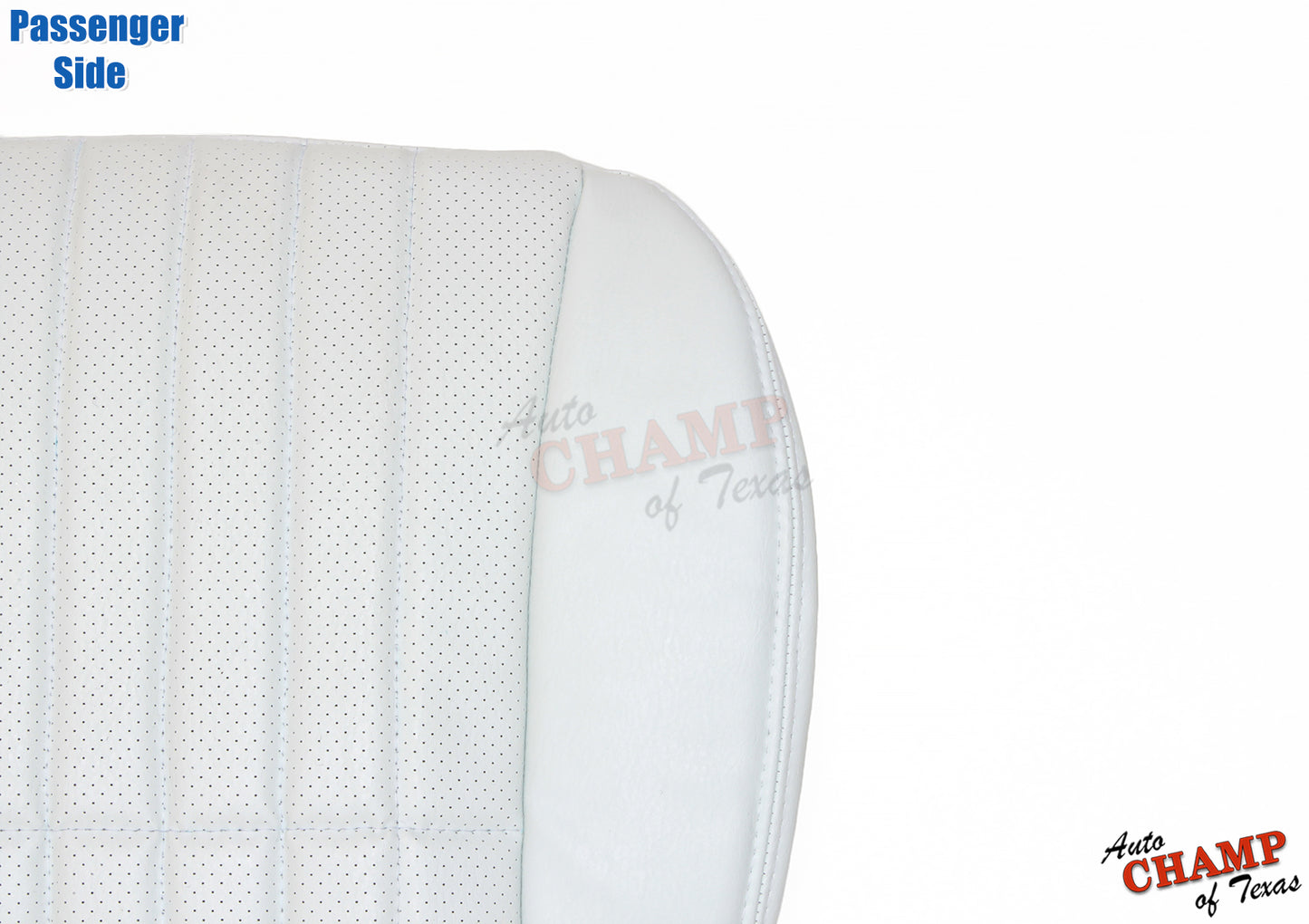 1998–2002 Chevy Camaro Z28 RS SS Passenger Bottom Leather Seat Cover White