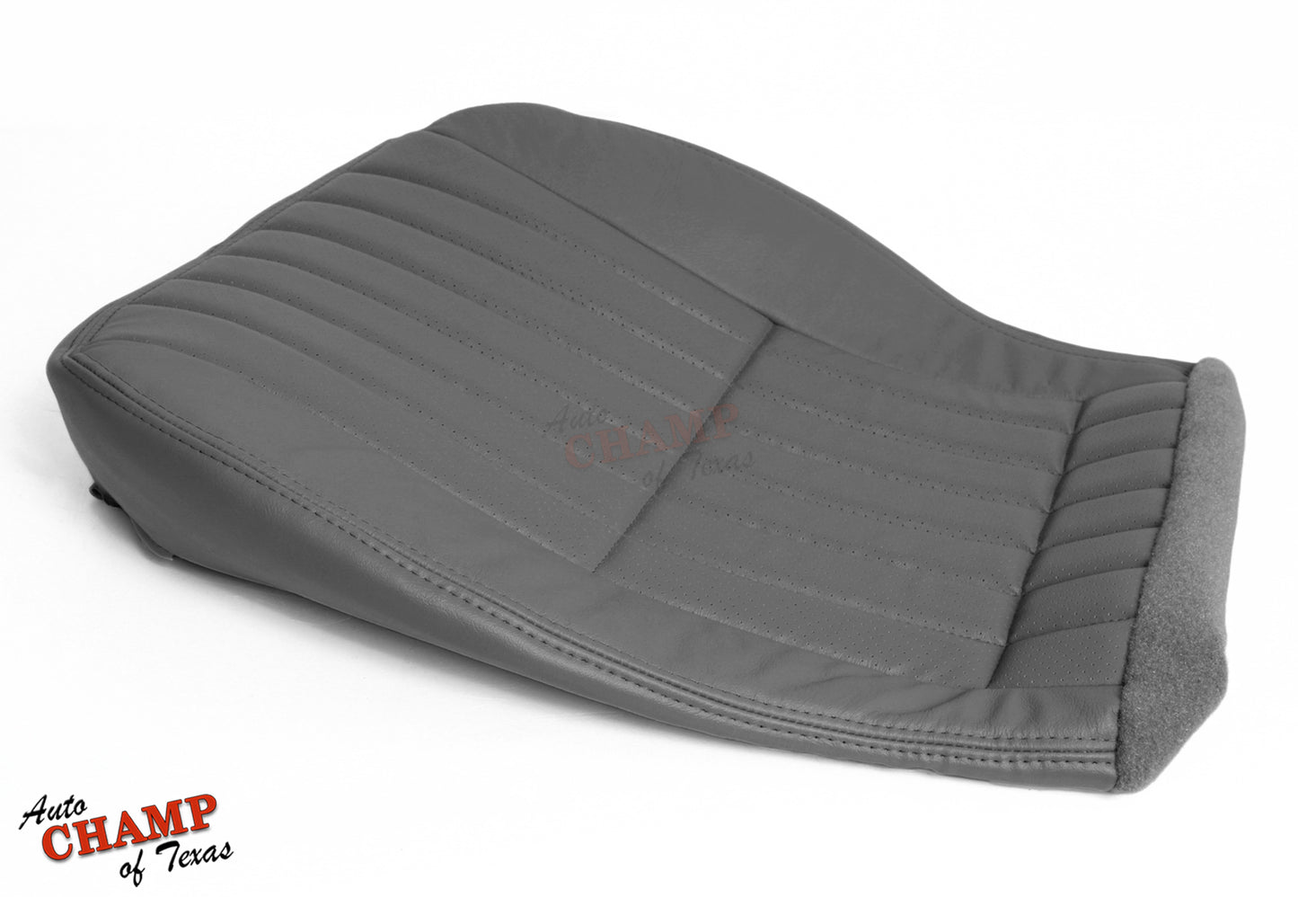 Gray perforated leather seat cover bottom replacement for 1997-1999 models.
