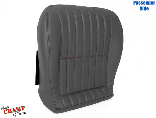 1997-1999 Chevy Camaro Z28 RS SS Passenger Bottom Leather Seat Cover Dark Gray