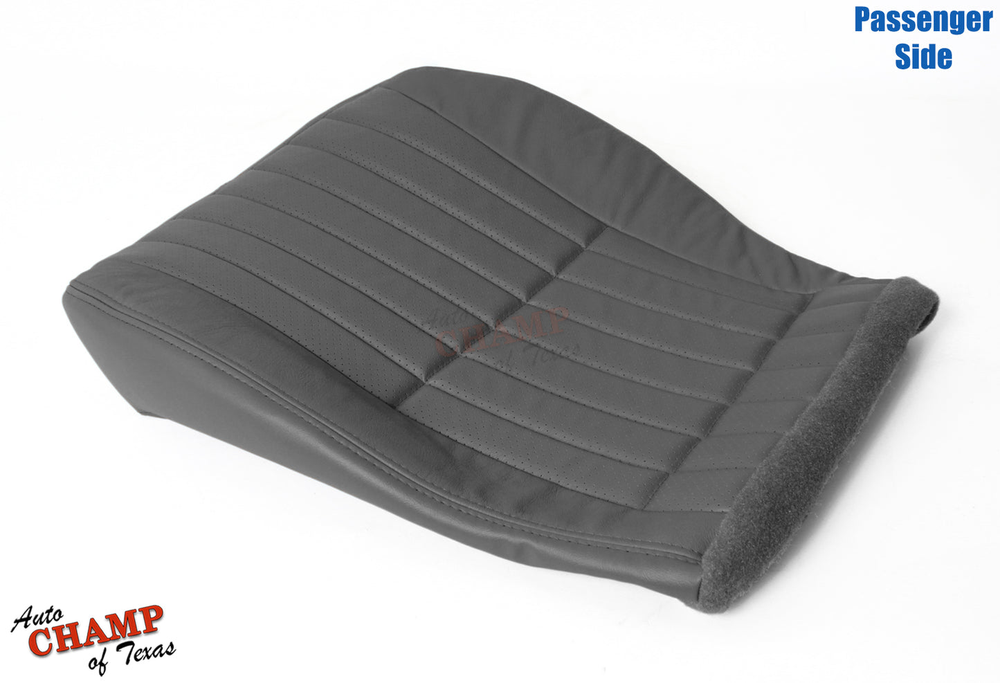1997-1999 Chevy Camaro Z28 RS SS Passenger Bottom Leather Seat Cover Dark Gray