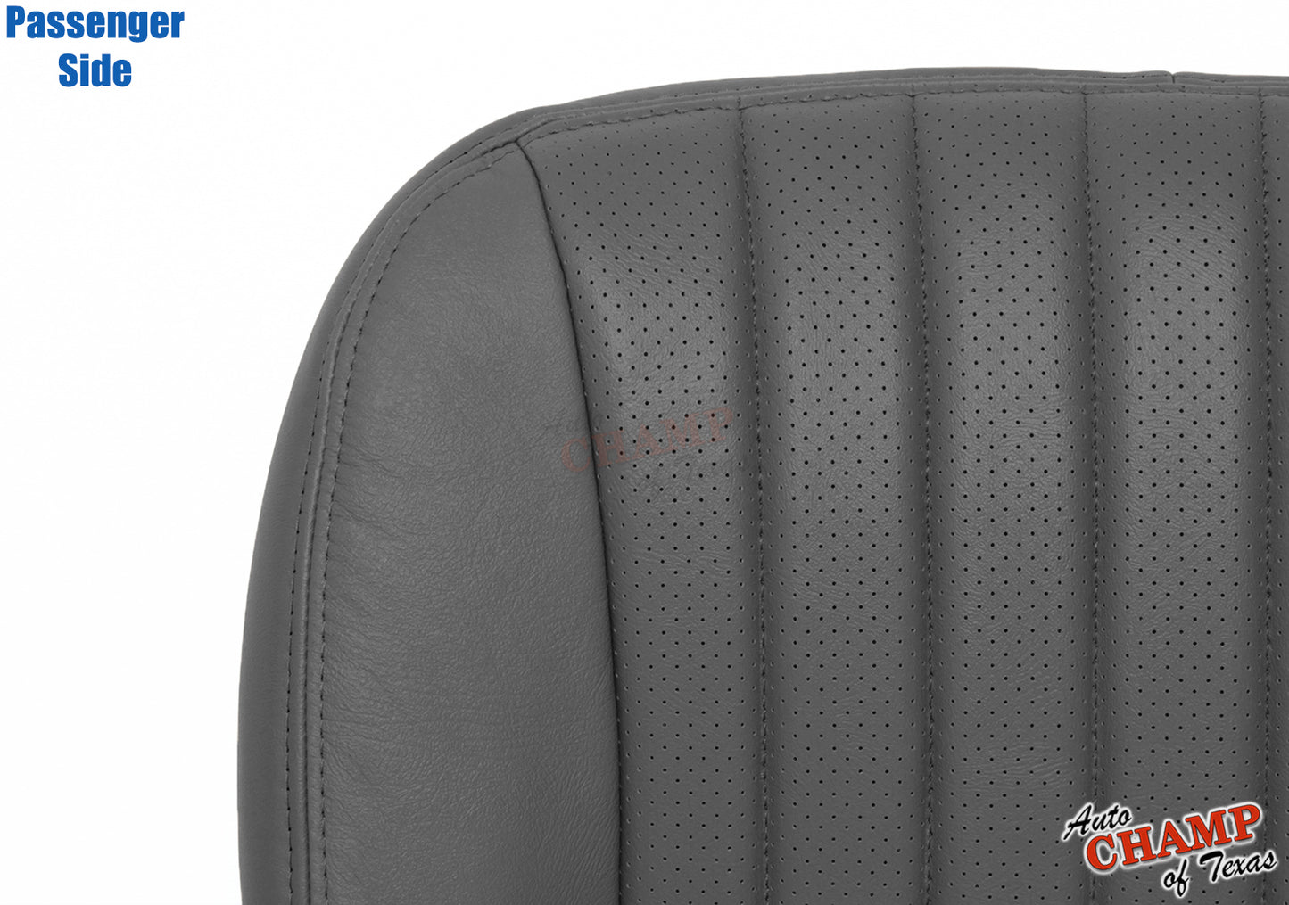 1997-1999 Chevy Camaro Z28 RS SS Passenger Bottom Leather Seat Cover Dark Gray