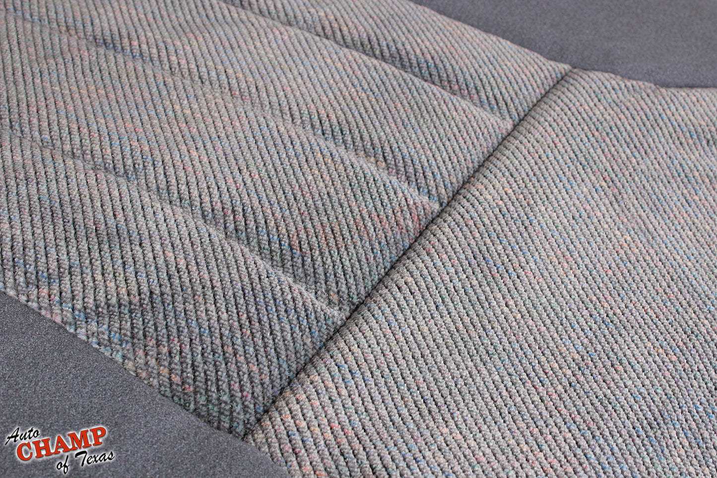 closeup pattern mist gray cloth seat dodge ram