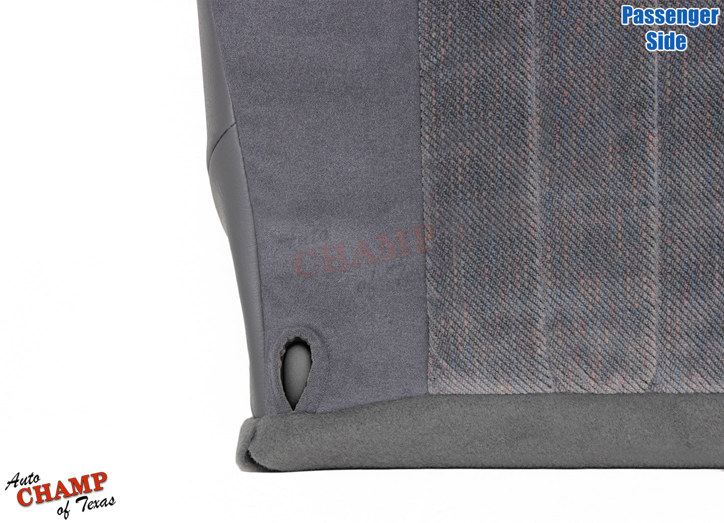 top seam detail seat cloth dodge ram 1500 gray